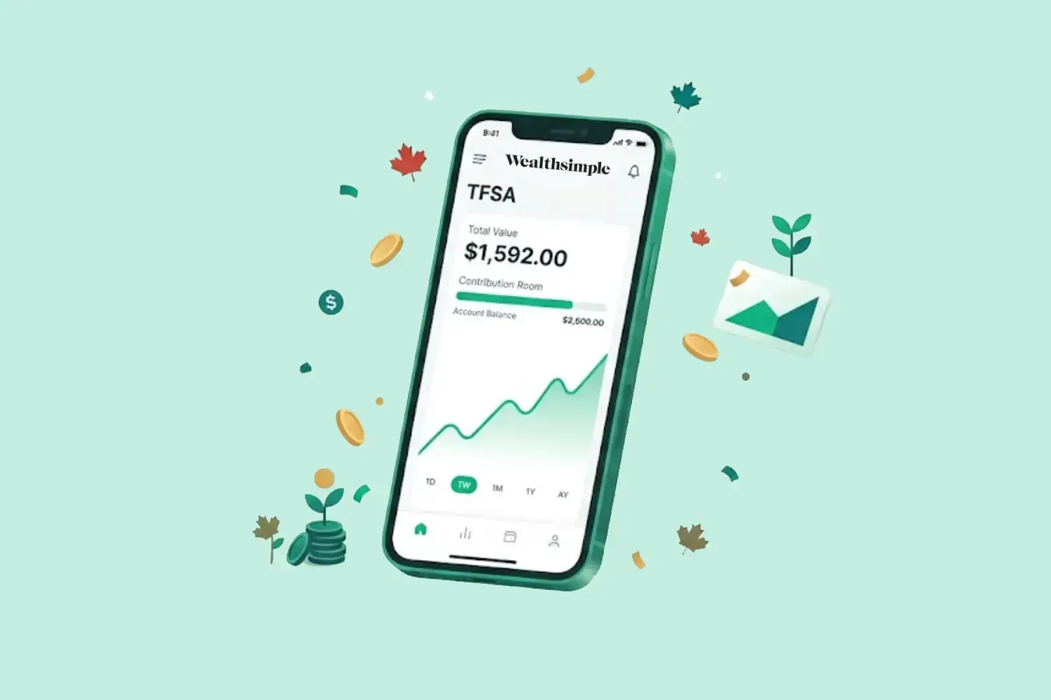 Opening a Wealthsimple TFSA account on a phone